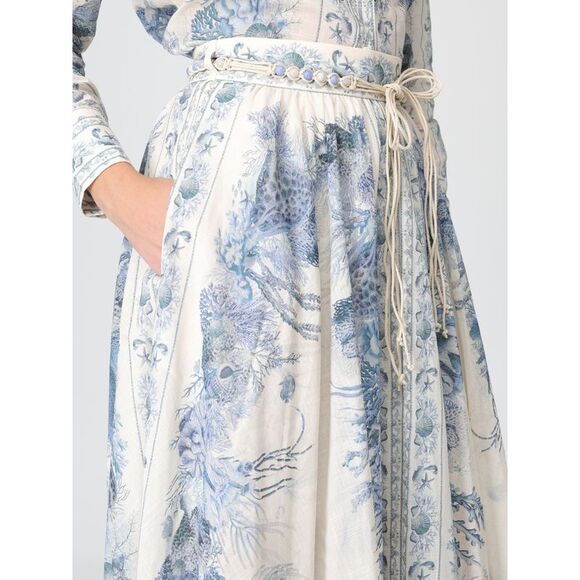 Zimmermann Skirt Woman White - Picture 4 of 4